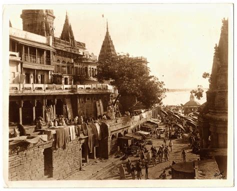 View of Varanasi (Benares) - 1930 - Old Indian Photos