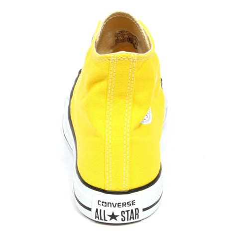 H1048 sneaker uomo CONVERSE men ALL STAR CHUCK TAYLOR textile shoe yellow