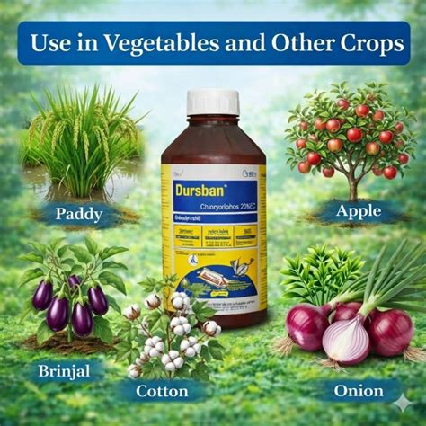 Buy Crystal Dursban Chlorpyriphos 20%EC: Effective Broad-Spectrum Ins...
