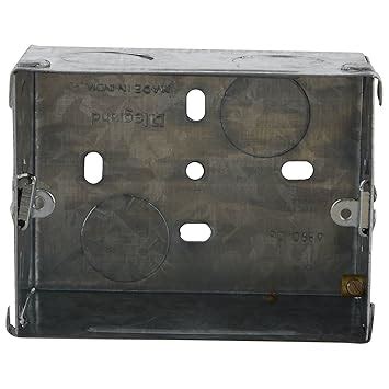 3 Module Metal GI Box Metal Flush Box Standard Size & Construction GI ...