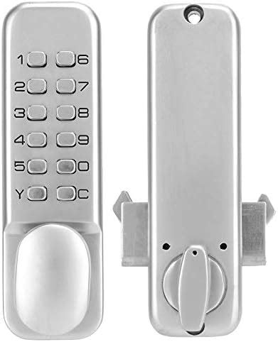 Digital Mechanical Password Door Lock, Sliding Door Password Lock 1-11 ...