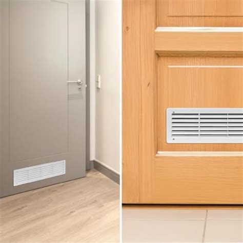 TRENDIVIBE Door Vent Two Sided Interior Ventilation Grille for Bathroom ...