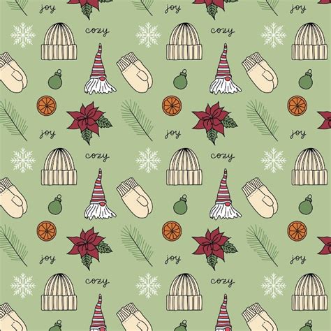 Waiting for the holiday pattern | Premium Vector
