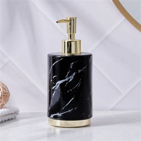 Buy Aubree Dapple Ceramic Printed Soap Dispenser - 390ml from Home ...