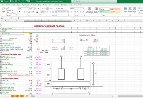 Entry #4 by akibul18 for Hoja de excel para diseño de vigas de riostra ...
