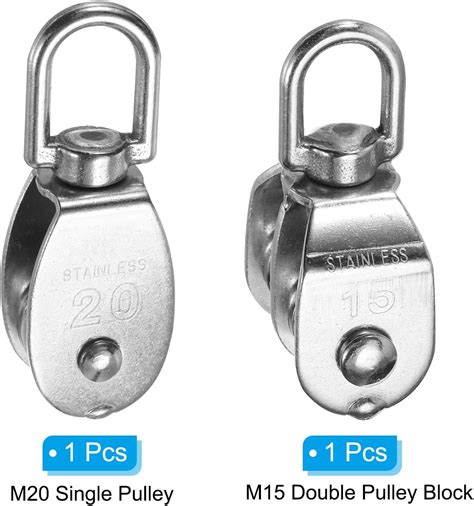 PATIKIL Single Pulley Double Pulley Block Load India | Ubuy