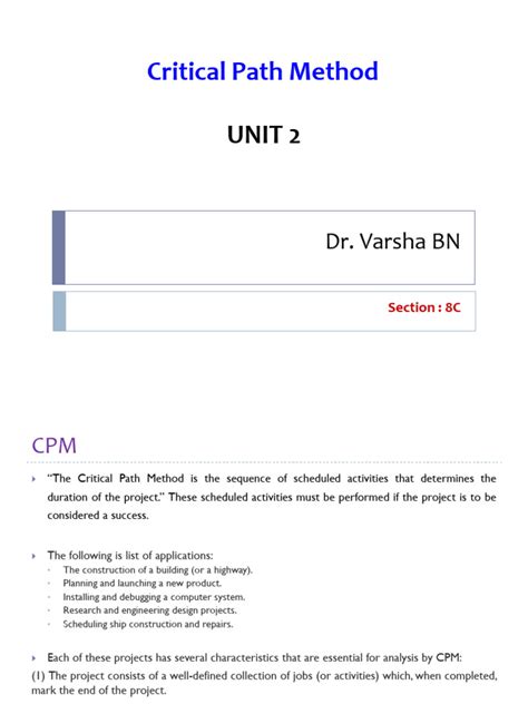 Critical Path Method PDF 的图像结果