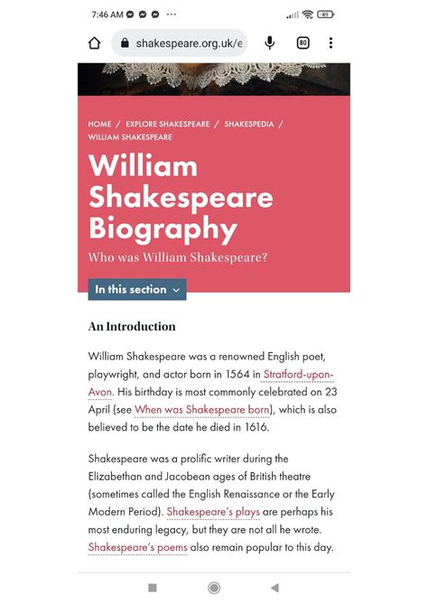 Shakespeare - English Language - Studocu