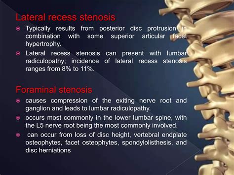 Lumbar spinal stenosis | PPTX