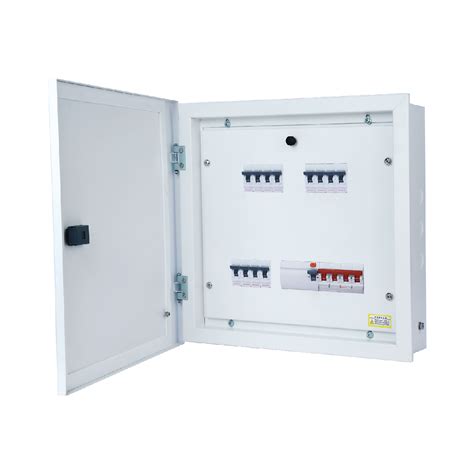 6-Way TPN Distribution Board | 415V 3-Phase | 8M Incomer & 18M Outgoin ...