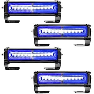 Led Warning Lights, 4pcs Emergency Warning Caution Hazard Construction ...