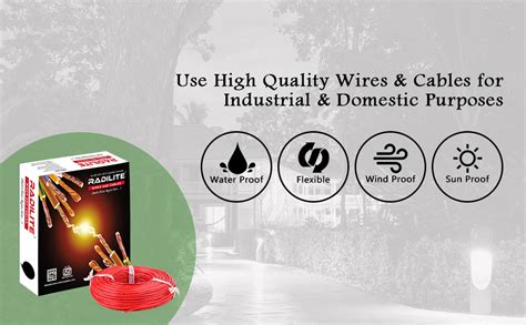 RADILITE Copper Wire with Triple Layer PVC Coating, Single Core ...