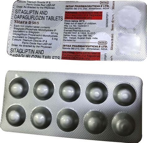 Sitara D 50/5mg Strip Of 10 Tablets: Uses, Side Effects, Price & Dosage ...