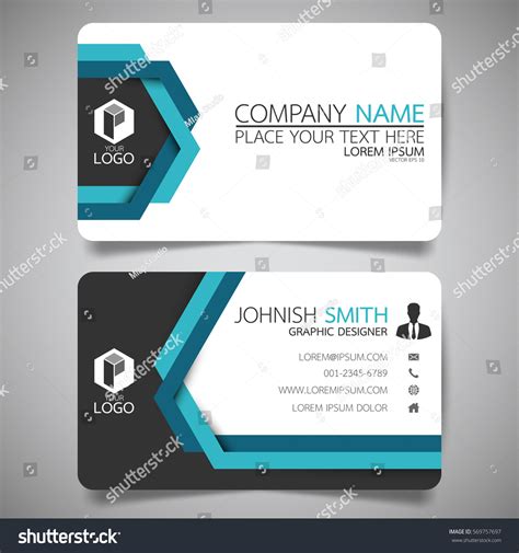 Simple Name Card Design 的图像结果