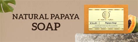 Khadi Natural Papaya Soap 125gm