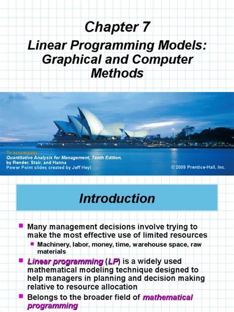 Linear Program Model 的图像结果