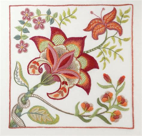 Crewel Embroidery Kit SCARLET GLORY