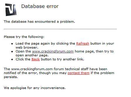 Database Error 的图像结果