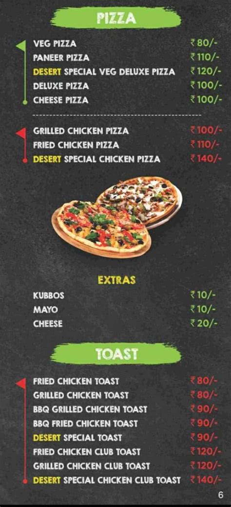 Menu at Shawarma Twist Ullagaram, Chennai