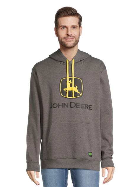 John Deere men's 3XL Graphic Logo Fleece Hoodie - Shop Deere - Walmart.com