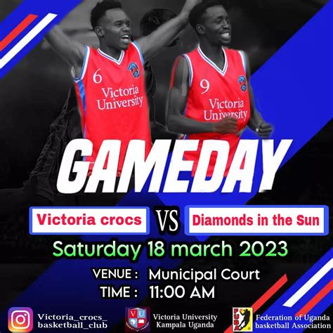 VICTORIA CROCS BASKETBALL CLUB | Lets go V.U on Saturday 18th🔥🔥🔥 ...