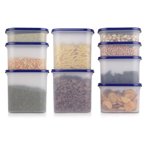 Buy OMORTEX Airtight Oval Container 3 Pcs 500ml, 3 Pcs 1000ml, 3 Pcs ...