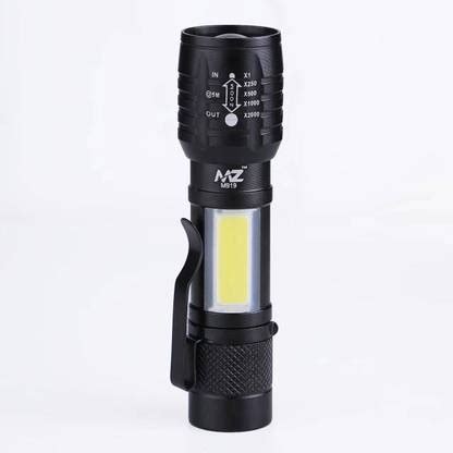 MZ M919 (ZOOMABLE LED METAL ) with SOS Function, 25W Laser COB, 500mAh ...
