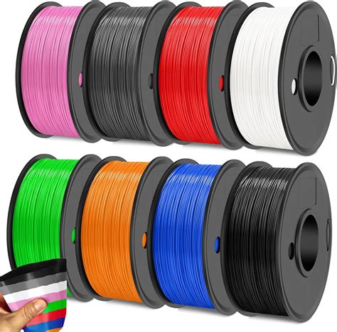 SUNLU TPU Filament Bundle Multicolor, Flexibele 3D Printer TPU Filament ...