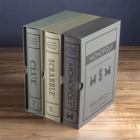 Vintage bookshelf monopoly - whitekasl