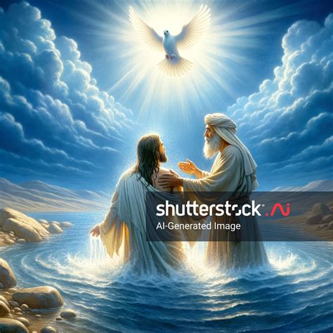 Jesus Being Baptized By John Baptist AI-generated image 2403757685 ...