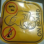 SS Stickers Pregnant Lady On Board Reflector Sticker for Rear (Sticker ...