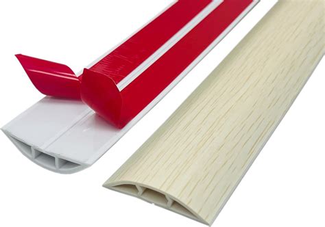 Floor Cord & Wire Cover,Self-Adhesive Flexible PVC Power Cable Channel ...