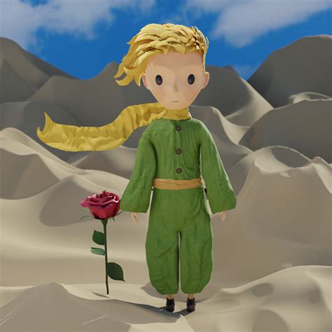ArtStation - Little Prince and his Rose