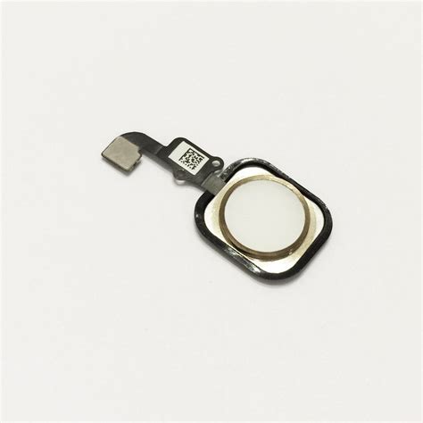 Gold White Touch ID Sensor Home Button Module Ribbon with Key Flex ...