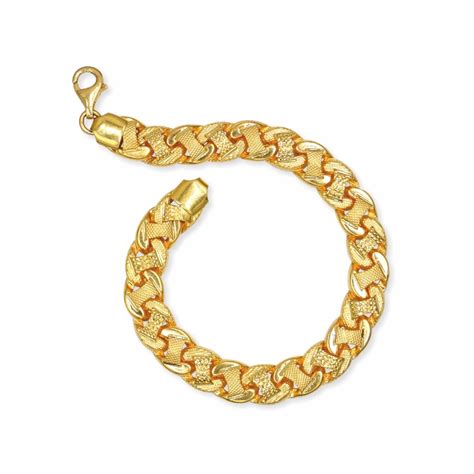 Buy quality Singapuri Gents Bracelet 22k Gold in Rajkot