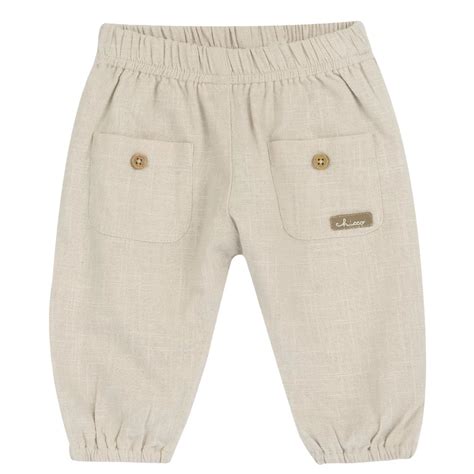 Chicco Boys Light Natural Solid Joggers - Bottom – Chicco India