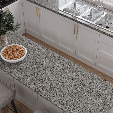 VEELIKE Dark Grey Granite Contact Paper – Veelike