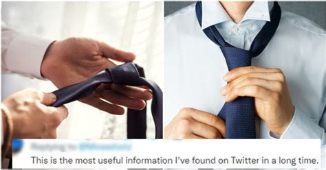 Man Shows The Simplest Way To Tie A Necktie Knot & All Guys Should See It