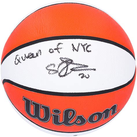 Sabrina Ionescu New York Liberty Autographed Fanatics Authentic Wilson ...