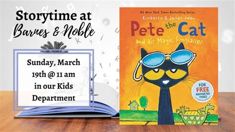 Storytime: Pete the Cat and Friends!, BNKennewick, March 19 2023 ...