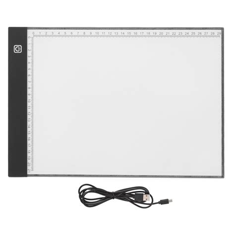 NeveLance LED Light Box Tracer with Scale A4 Soft White Light Efficient ...