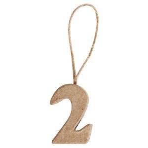 Pappmaché Zahl 2 FSC Recycled 100% – Rayher