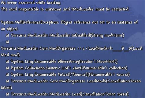 Image result for System.IO IOException Tmodloader