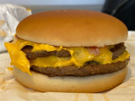 McDonald's triple cheeseburger meal
