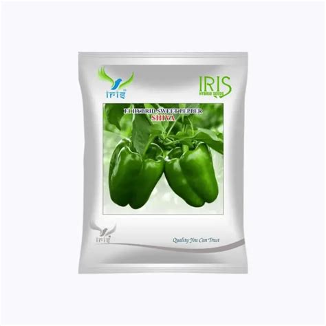 Iris Hybrid F1 Capsicum Shiva – High Yield, Disease Resistant, Blocky...
