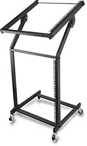 Powerpak MX-9U Mixer Studio Rack Mount Rolling Stand Adjustable Top ...
