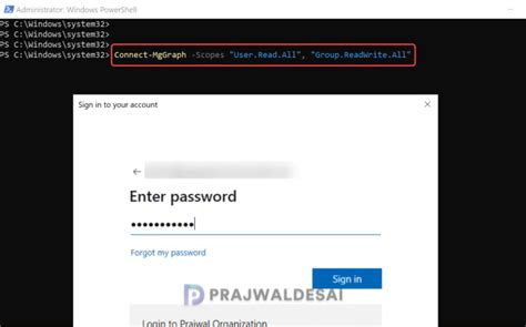 Image result for MS Graph PowerShell Setup