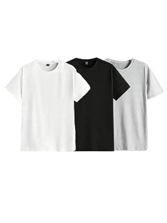 Buy The Modern Soul Solid Regular Fit Tshirt for Men (Pack of 3) at ...