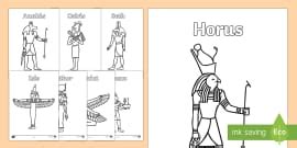 Ancient Egyptian Gods Names and Pictures PowerPoint