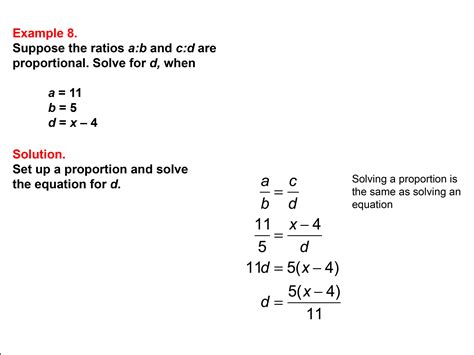 Math Example--Ratios, Proportions, and Percents--Solving Proportions: Example 8 | Media4Math